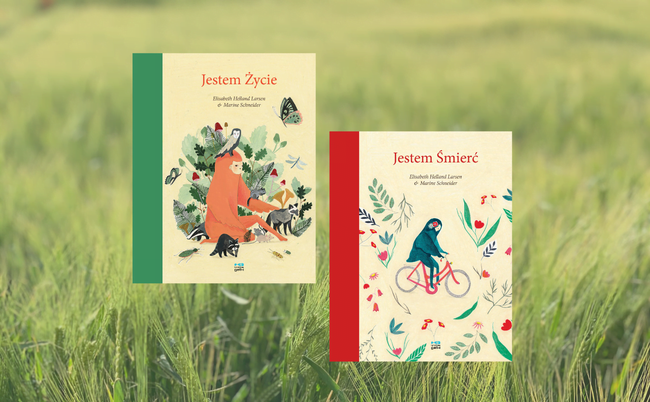 Okładki książek Jestem Życie i Jestem Śmierć