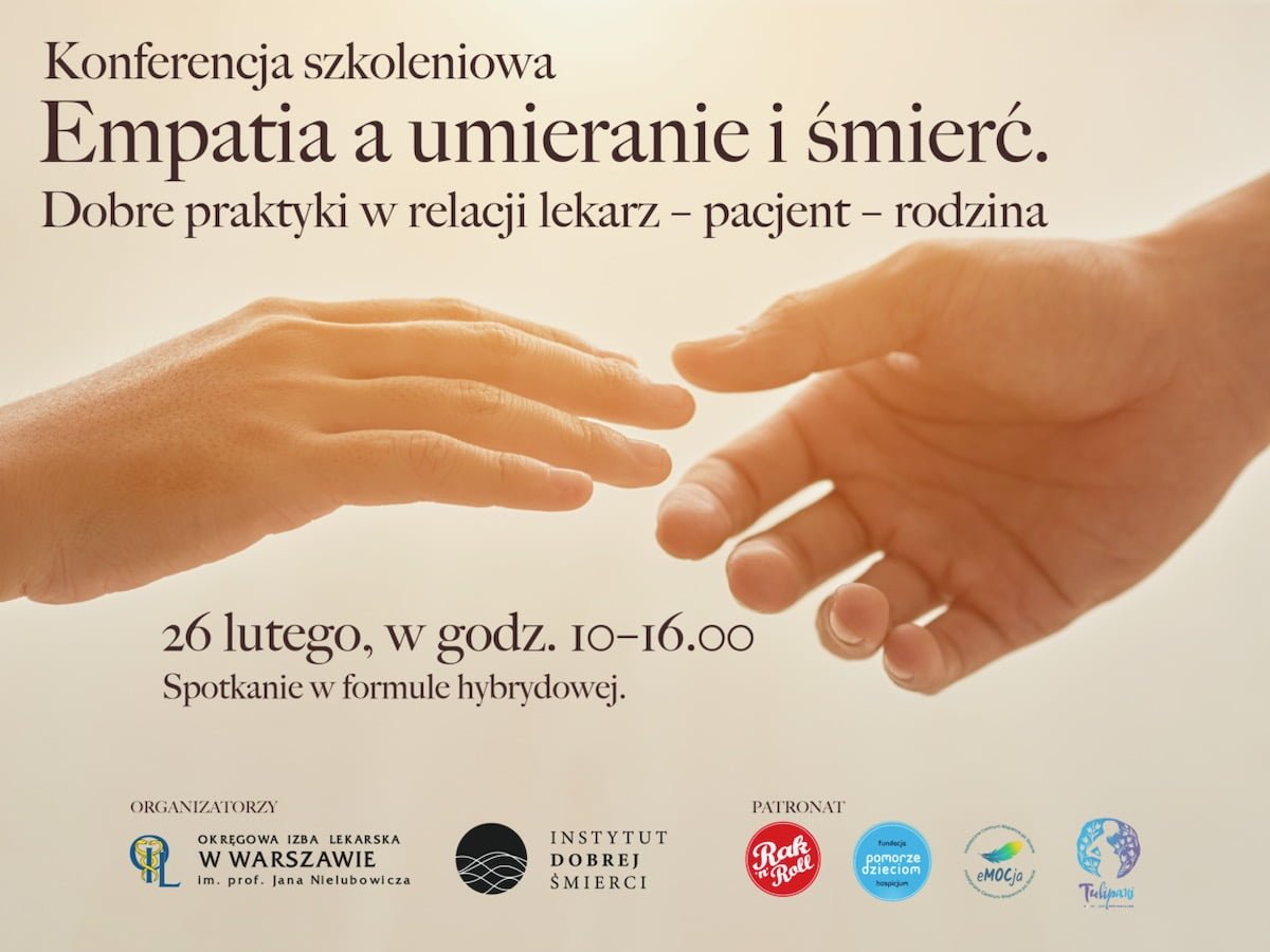 Plakat Konferencji Empatia a umieranie i śmierć