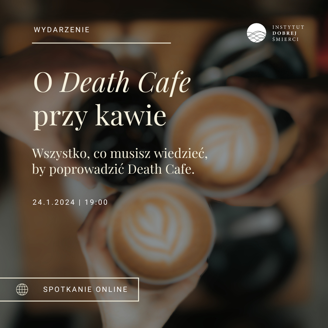 Grafika przedstawia trzy filiżanki kawy trzymane w dłoniach widziane z góry.