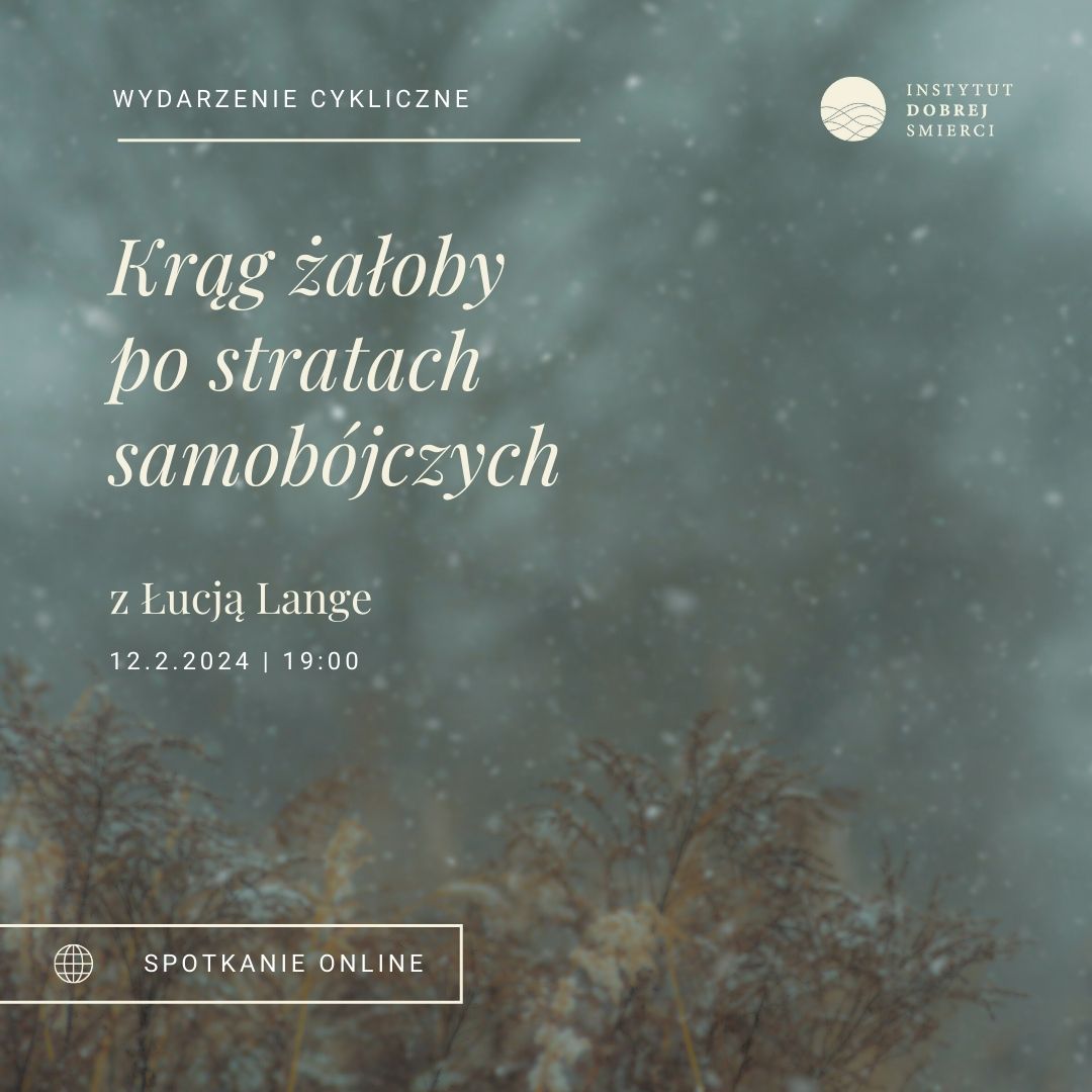 Grafika przedstawia trawy obsypane śniegiem.