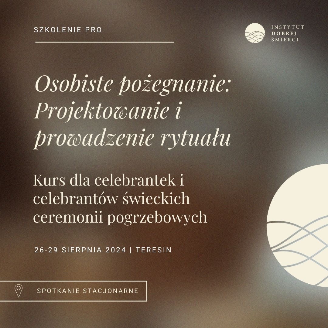 Grafika przedstawia logo IDŚ: linie fal wpisane w koło.
