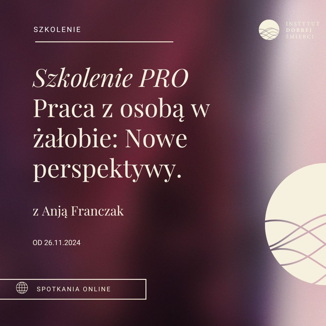 Obrazek przedstawia połowę białego koła logotypu IDŚ na fioletowym tle.
